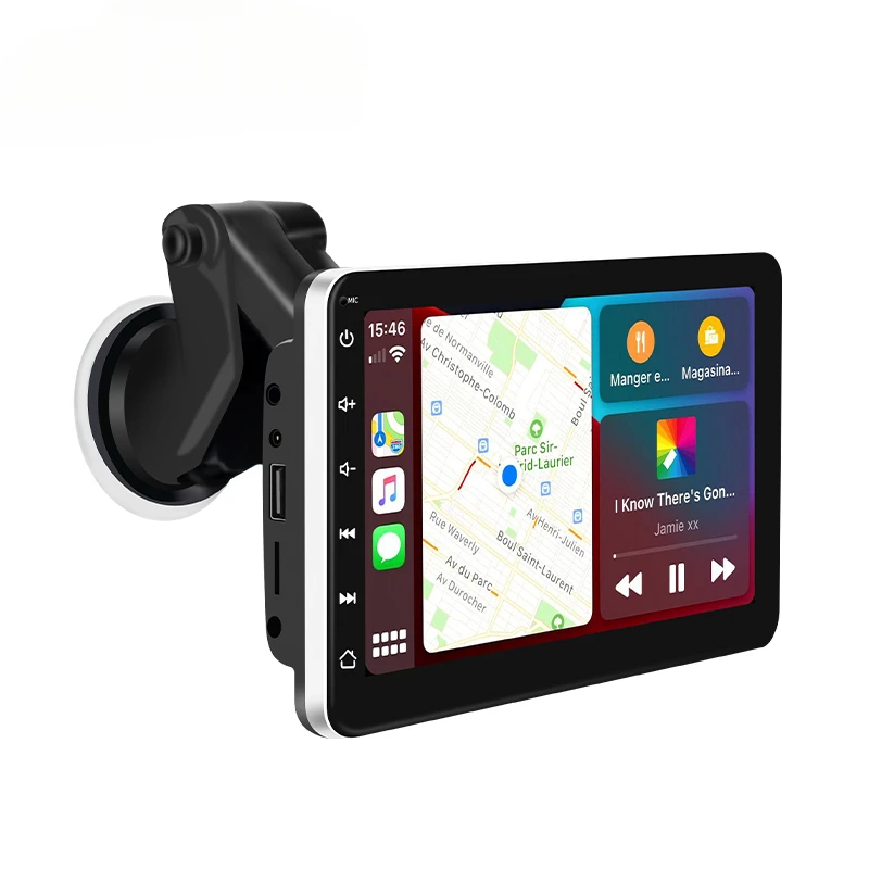 Portable Carplay/AndroidAuto 7 Inch Touch GPS Car Navigation 