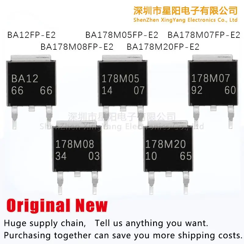 New original BA12 / BA178M05 / BA178M07 / BA178M08FP - E2 BA178M20FP - E2