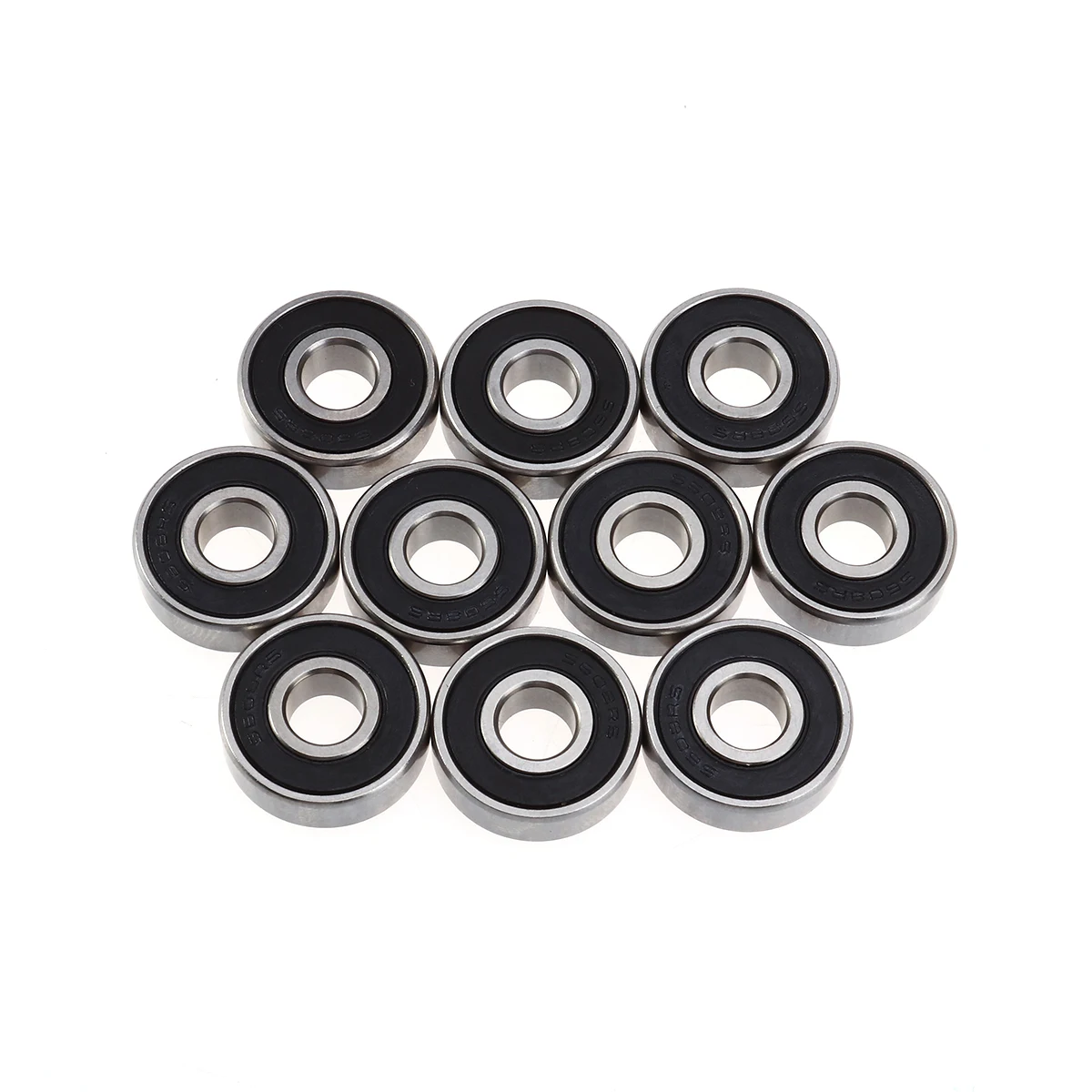

10pcs 402 Stainless Steel Bearings 8X22X7Mm Replacement For Treadmill Rustproof Radial Ball Bearings Fitness Equipment Massage