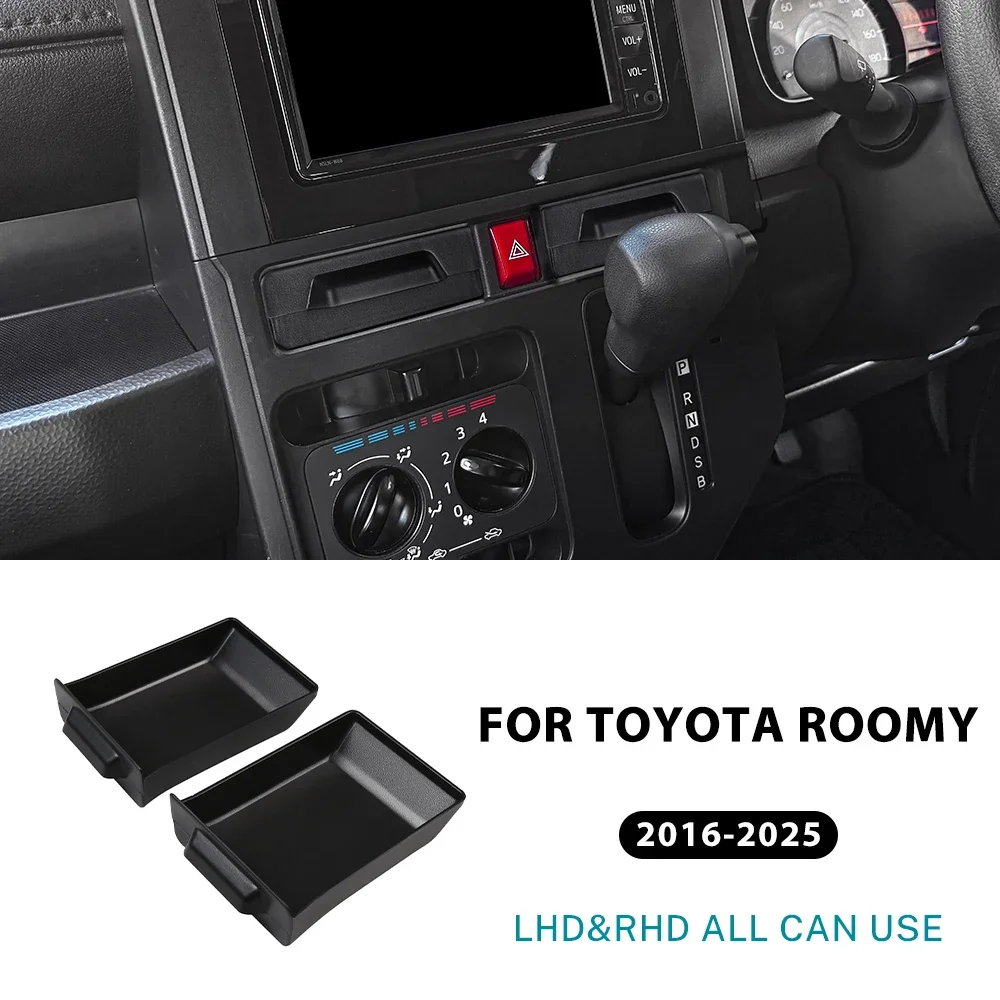 ABS Center Console Storage Organizer Tray For Toyota Roomy M900A/M910A 2016-Present Car Interior Accessories Easy Install Box