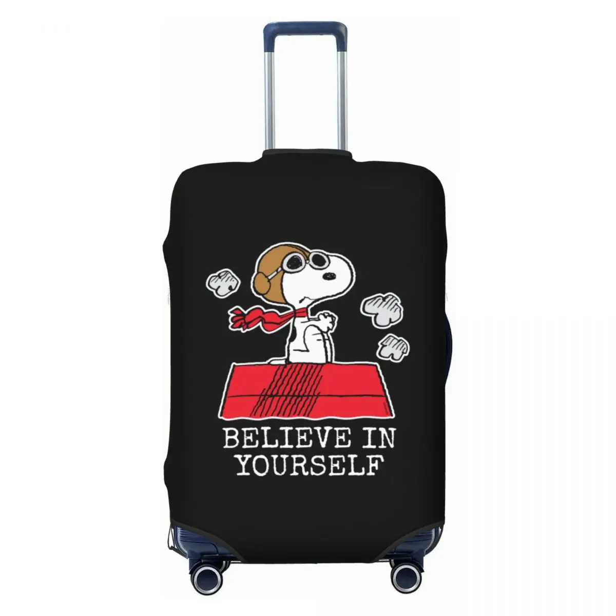 

Пользовательский милый мультфильм Снупи чехол для багажа эластичный дорожный чемодан защитные чехлы костюм для 18-32 дюймов