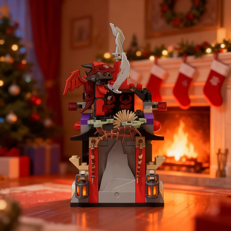 

223pcs MOC Dragonian Storm Village Update Ninjia Model Building Blocks Christmas Gifts Construction Toy DIY Creative Idea Brick