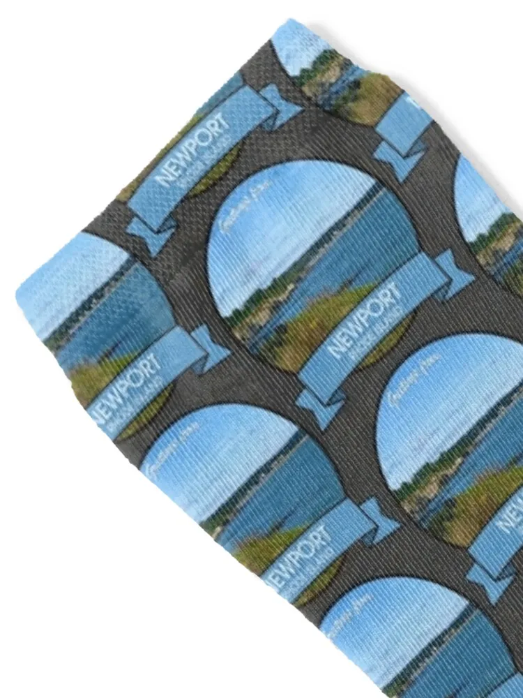 Newport, Rhode Island Socks anti-slip Novelties cotton christmas gift Socks For Women Men's