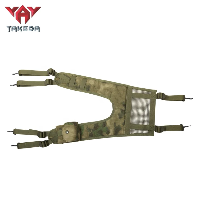YAKEDA chaleco táctico MOLLE camuflaje verde - nylon 1000D exterior - imagen 4