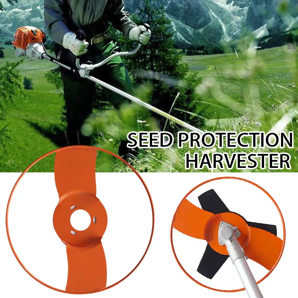 Decespugliatore Trimmer Testa Macchina per erbacce Disco di protezione Giardino Paddy Metallo Terreno Campo Strumento Tosaerba Macchina Erba Secca C6Z0