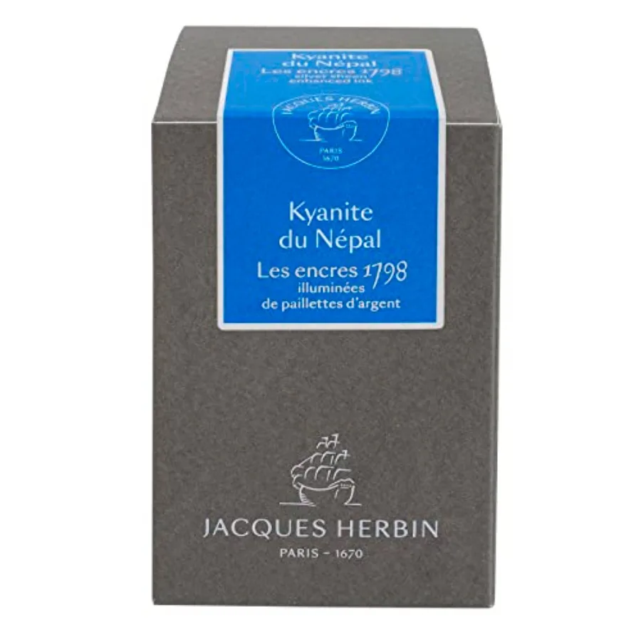 

Herbin 15513JT - Флакон с серебряными блестящими чернилами 1798, 50 мл, для перьевых ручек, роллеров, стеклянных перьев и держателей перьев, из Непала.