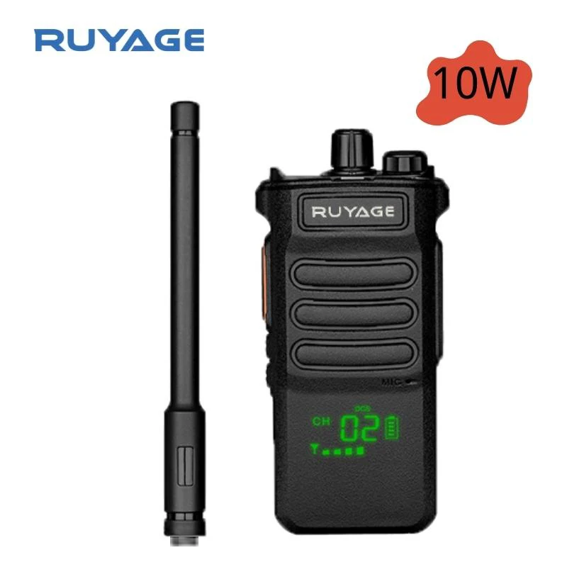 10W Ruyage Walkie Talkie Long Range T8 Walkie-talkies 1/ 2 pcs Two-way radio Powerful Portable Radio Communicator For Hunting