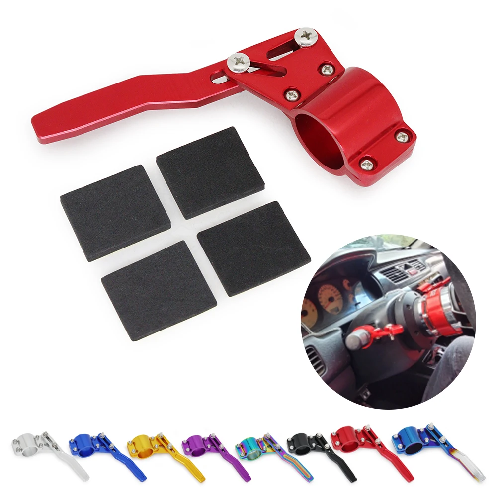 Universal Aluminium Car Styling Adjustment Steering Wheel Turn Rod Extension Turn Signal Lever Position Up Kit Car Accessories