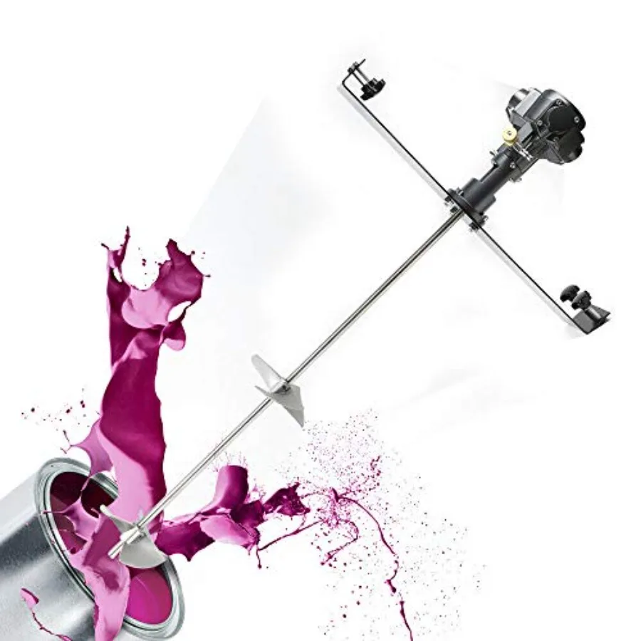 50 جالون هوائي المحرض شريط أفقي خلاط طلاء هوائي مع محرك 1/2 حصان الفولاذ المقاوم للصدأ انفصال طبل خلاط الهواء أ