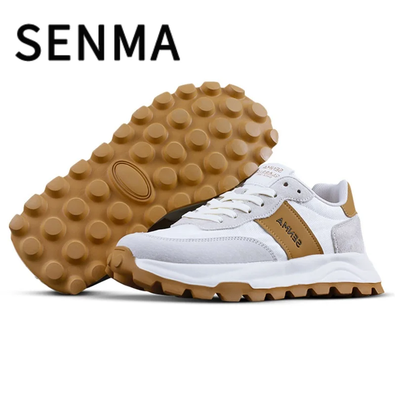 

SENMA Women's Shoes Autumn Fashionable Versatile Casual Couple Sneakers Men's Sports Soft Sole Tennis/Running Shoes Dad Shoes