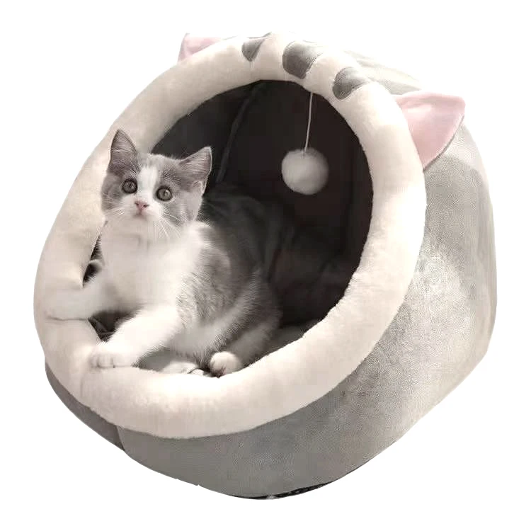 

Semi-closed Pet Nest, Four Seasons, Universal, Cat, Puppy, Non-slip, Soft, Comfortable, Sleeping Bed, Warm, House, Dog Cave