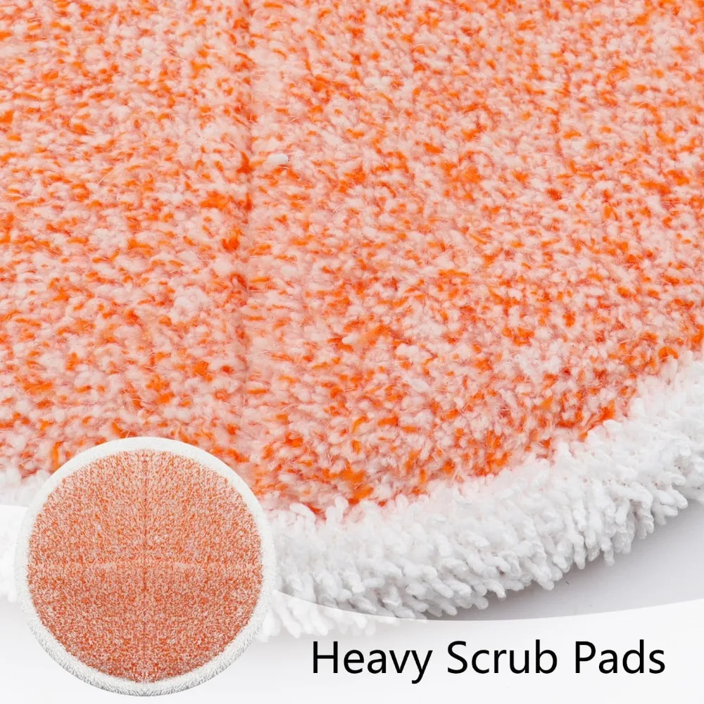 3 Pack Microfiber Replacement Mop Pads for Bissell SpinWave 2037 2039A 2124, Heavy Duty Hard Floor Steam Mop Cleaning Cloth
