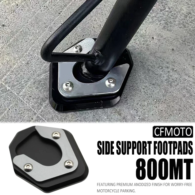 For CFMOTO 800MT 800MTX 800MT-X 800 MT X MT-X 2021-2023 2024 2025 Foot Side Stand Enlarger Support Plate Kickstand Extension Pad