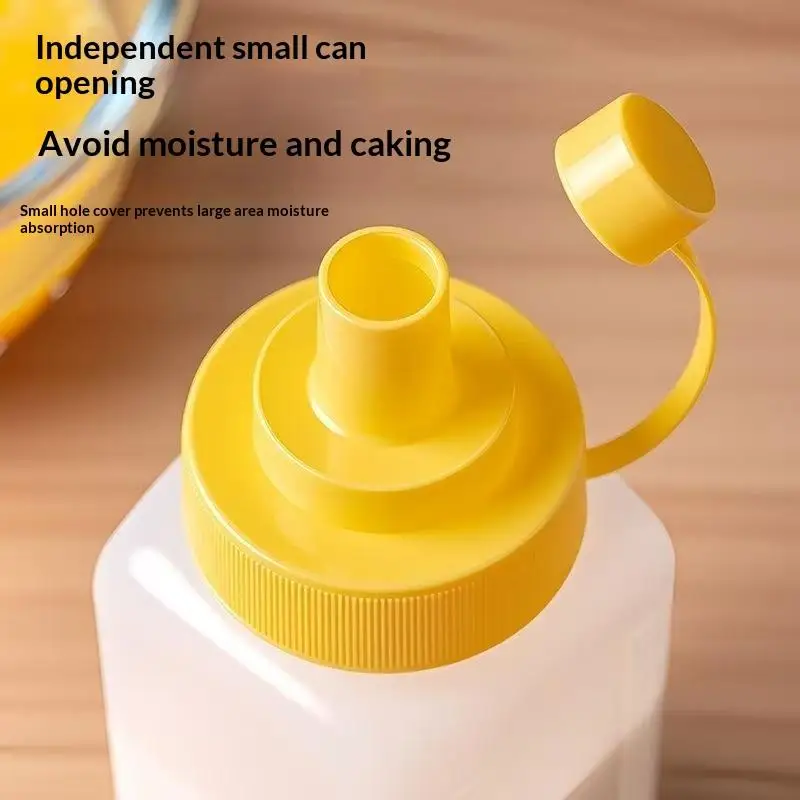 Hot Large Mouth 600/800/1000ML Squeeze Sauce Bottle Condiment Dispenser Dustproof Kitchen Seasoning Salad Sauce Olive Oil Bottle