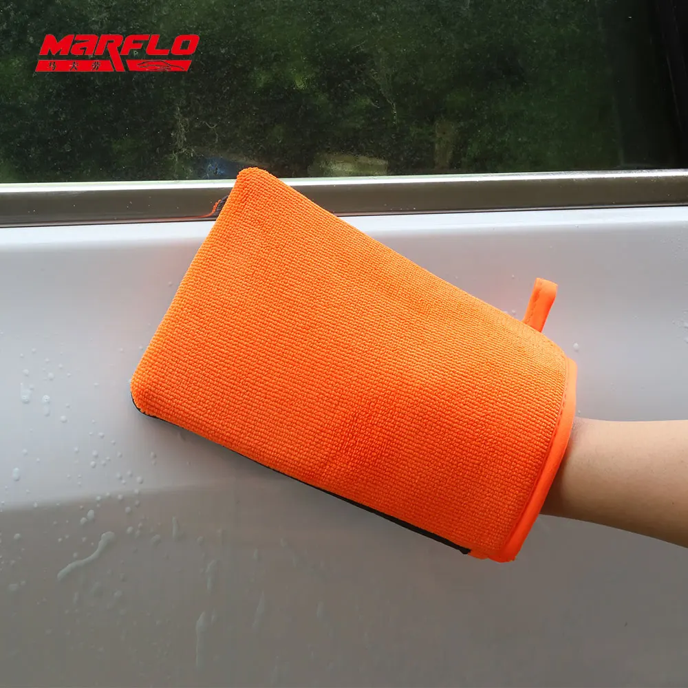 Magic Clay Bar Mitt Car Washing Glove Car Clay Cloth Surface Cleansing Towel Auto Care Cleaning Marflo Car Detailing Tools