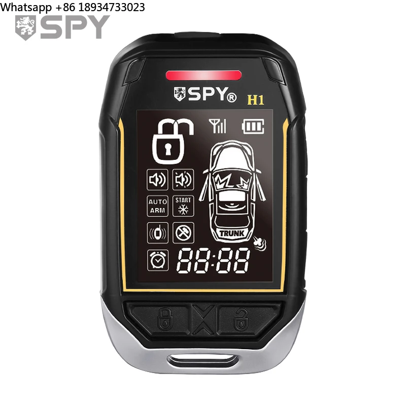 SPY Magi Two-Way Remote Control Car Alarm Security System Keyless Entry Engine Starter App Control Immobilizer for HONDA VW 12V