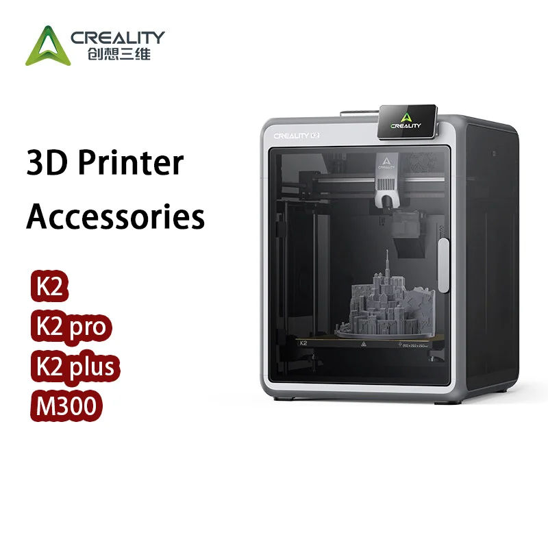 Creality K2 Pro/Plus M300 3D Printer Accessories Motor Fan Ceramic Heating Head Kit K2P Nozzle PEI Frosted Platform Board
