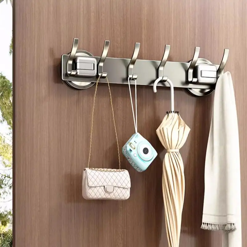 Suction Cup Hooks, Wall Mounted Coat Hooks, Removable Row Hooks for Window Glass Door, Kitchen Bathroom Shower Wall Hooks