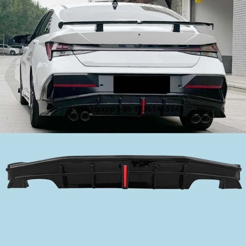 

Комплект обвесов для Elantra Avante 2023-2024: передний и задний сплиттеры, боковые пороги, насадки на выхлопную трубу, автомобильные аксессуары