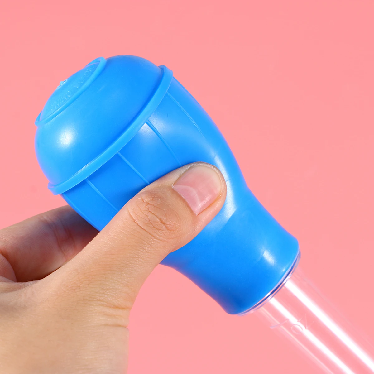 Removedor de Desechos Manual para Peceras, Color Azul Oscuro, Herramienta de Limpieza para Acuarios, para Remover y Agitar los Desechos del Fondo, Mantiene el Tanque Limpio y a los Peces