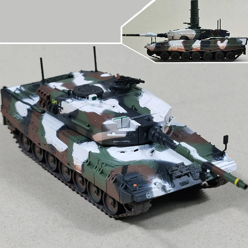 1:72 Scale Plastic 12226PB German Leopard 2A4 Main Battle Tank Model Militarized Combat Track Type Classics Adult Gifts Toys