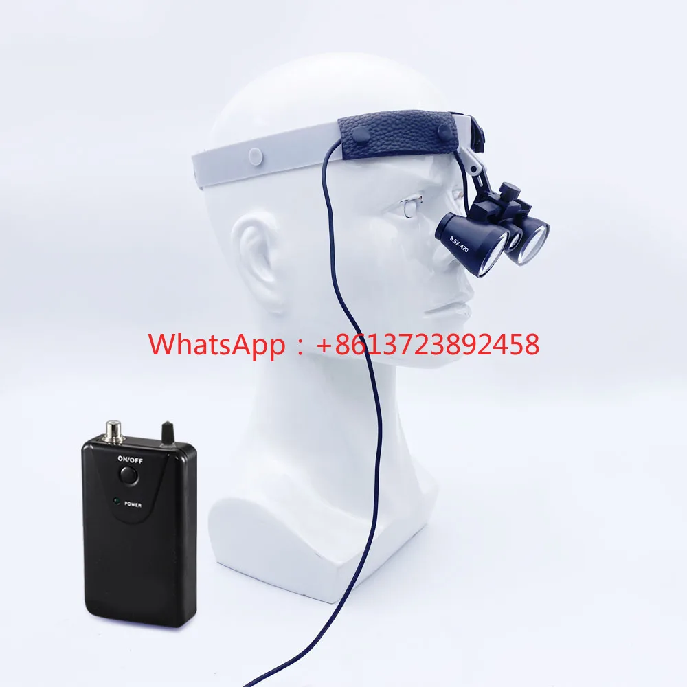 

High Quality Surgical 2.5X 3.5X den-tal LED light binocular surgical magnifying glass All-in-one illuminating loupe