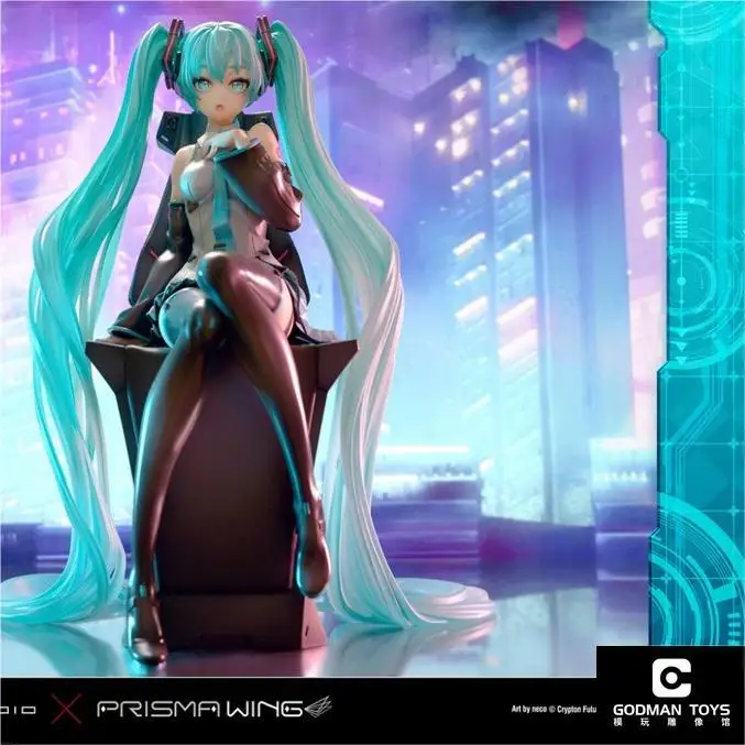 46cm Hatsune Miku Figure Beautiful Girl Anime Hatsune Miku VER Figma Deluxe Edition Doll Collectibles Gifts