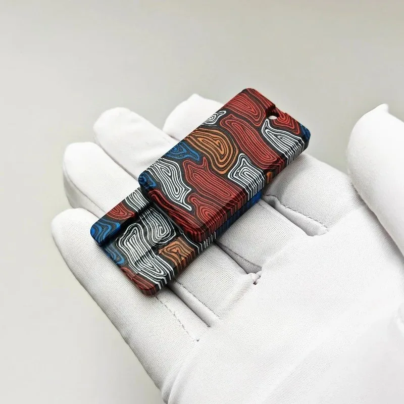 G10 Copper Cloud Resin Fantasy EDC Ding Ding Resin Fingertip Push Card Decompression Toy