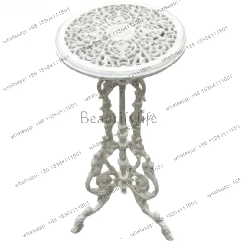 hanging orchid new listing metal flower stand small side table garden courtyard balcony table