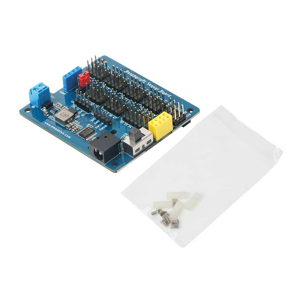 Für Raspberry Pi 4. Generation 4b/3b+sensor I0 Erweiterungsplatine mit Adc/pwm Gpio Erweiterungsplatine I2c Steuerung mit DC