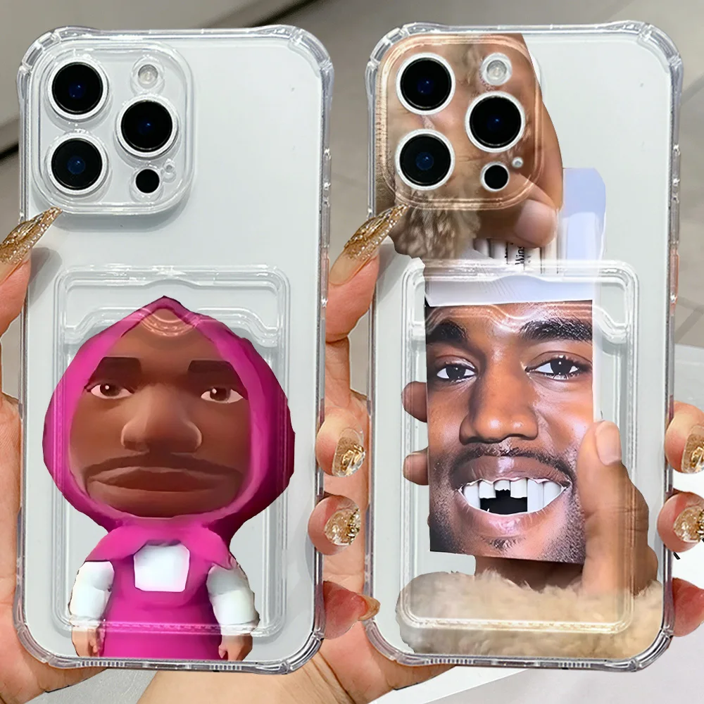 HOT KanyeS West YE Funny Card Hold Case for Samsung Galaxy A17 A07 A56 A36 A26 A55 A35 A06 A05 A24 A25 A34 A23 4G 5G Cover