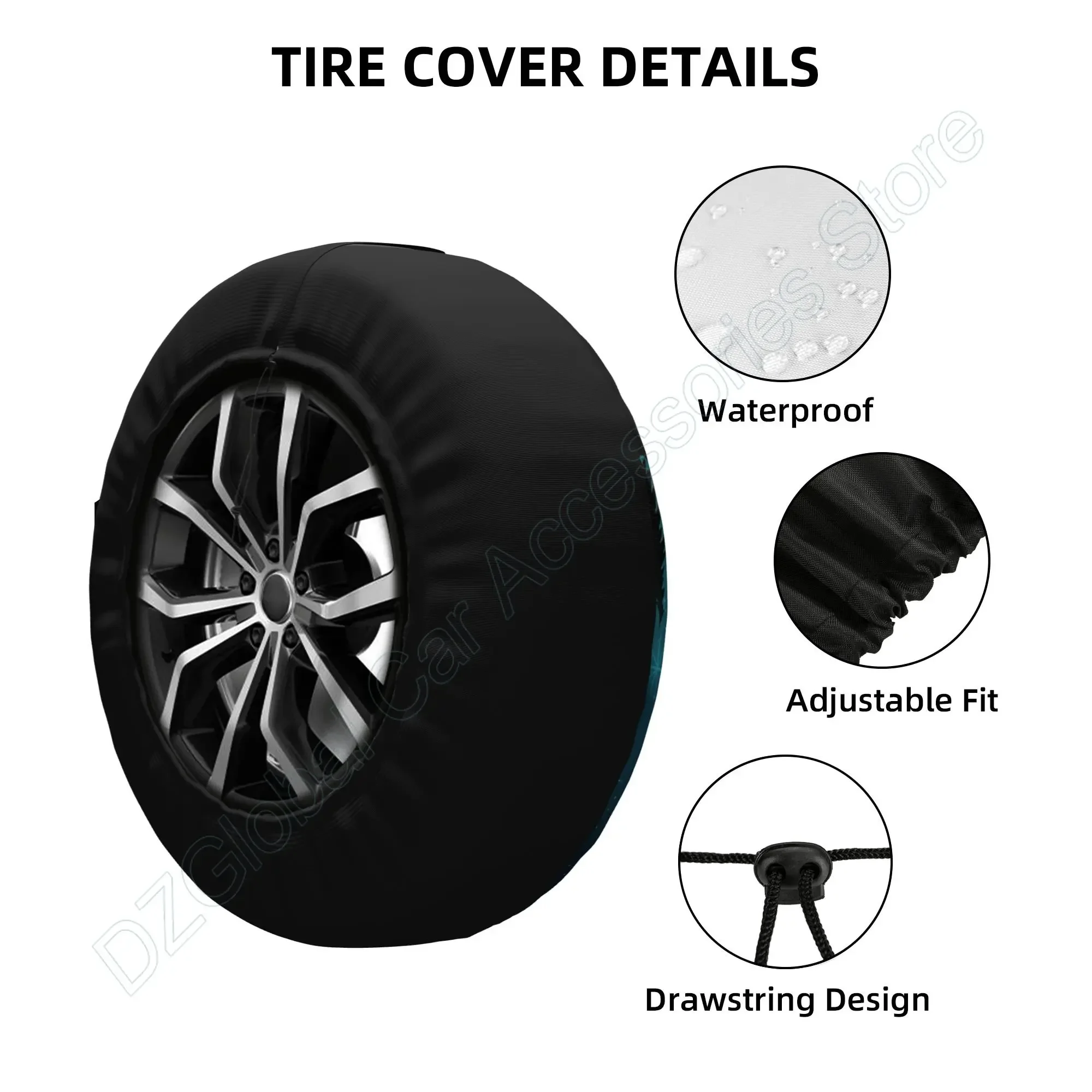 The Best Memories Spare Tire Cover Wheel Protectors Tyre Covers Wheel Covers for Trailer Rv SUV Truck Camper 14 15 16 17 Inch