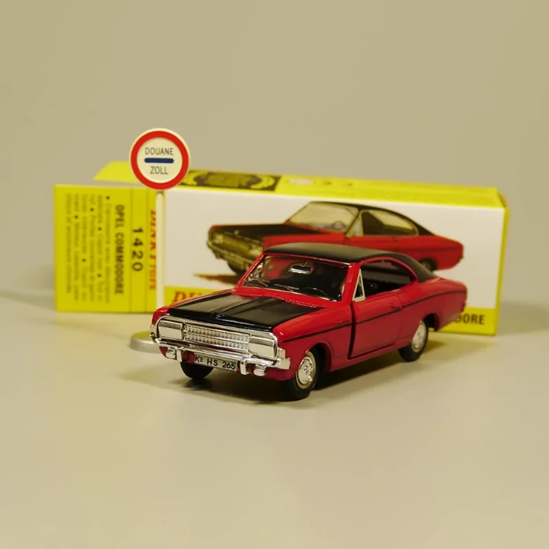 

Dinky Toys масштаб 1:43 сплав Opel Commodore модель автомобиля ретро железный лист литье под давлением имитация коллекции игрушек статическая модель
