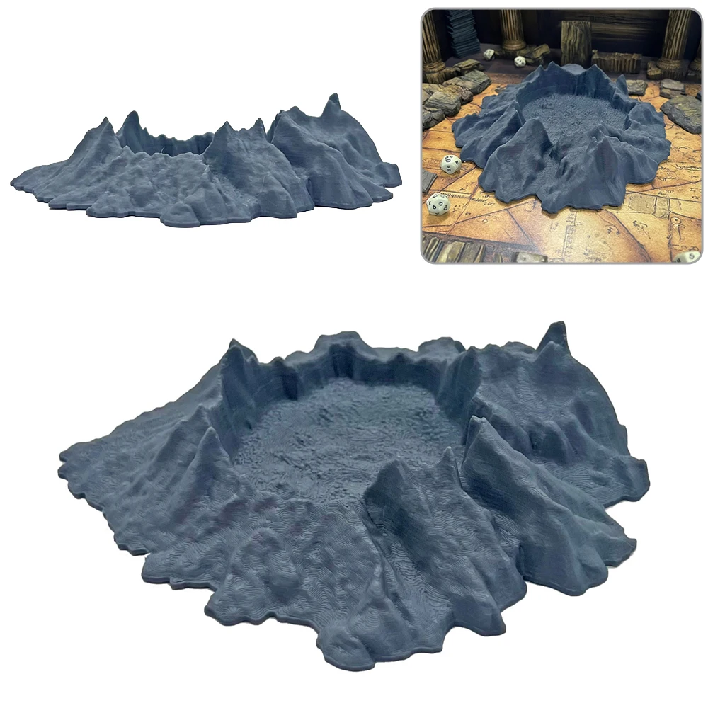 Kratery Rozpraszają Się na Terenie do Scenariuszy Wojennych, Miniatur, Scenografii D&D, Warhammer, Scenografii Stołowej