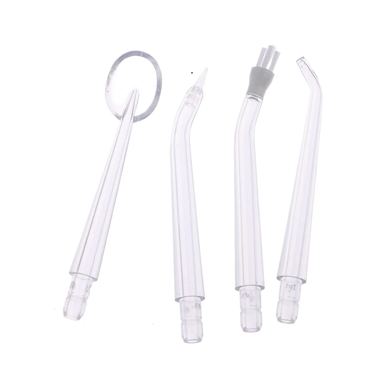 4 Pcs/Set Replaceable Oral Dental Nozzles For Oral Irrigator Dental Water Jet Mouthwash Flosser