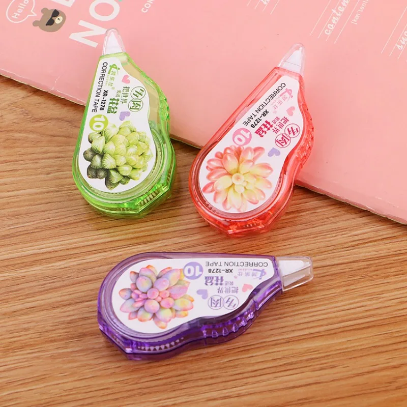 10 Pcs Wholesale Creative Learning Stationery Correction Tape Student Homework Altered Tape Office Supplies