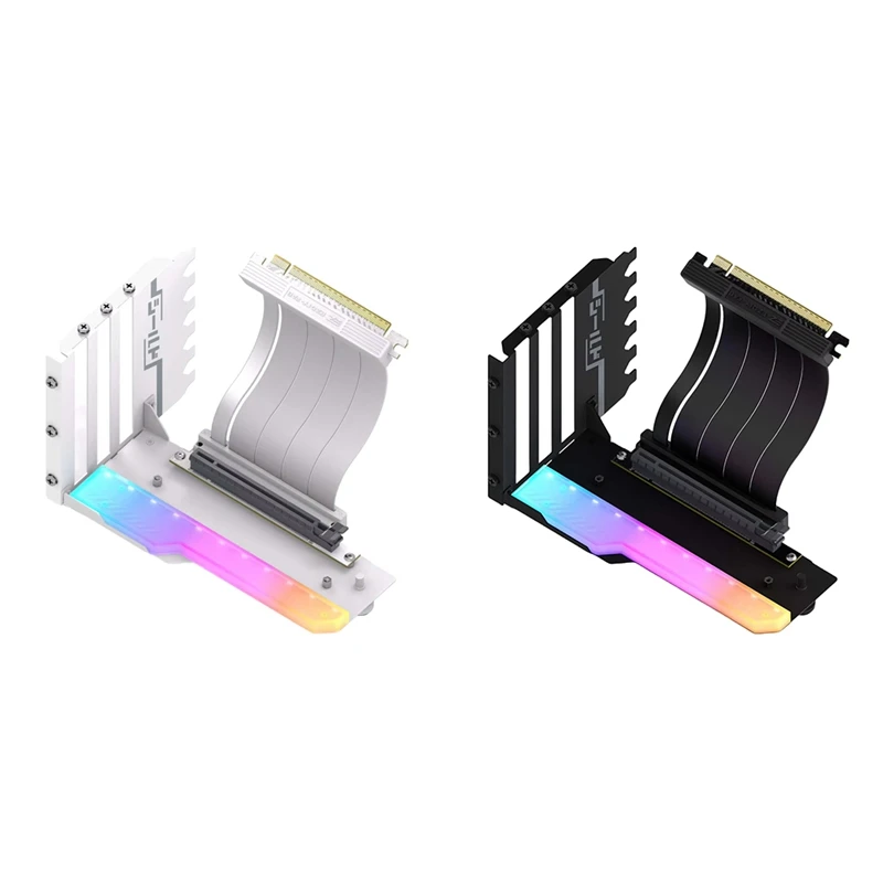 

Вертикальный монтажный кронштейн для графического процессора с PCI-E 4.0 X16, комплект поддержки видеокарты, угол 90 градусов, прямой угол