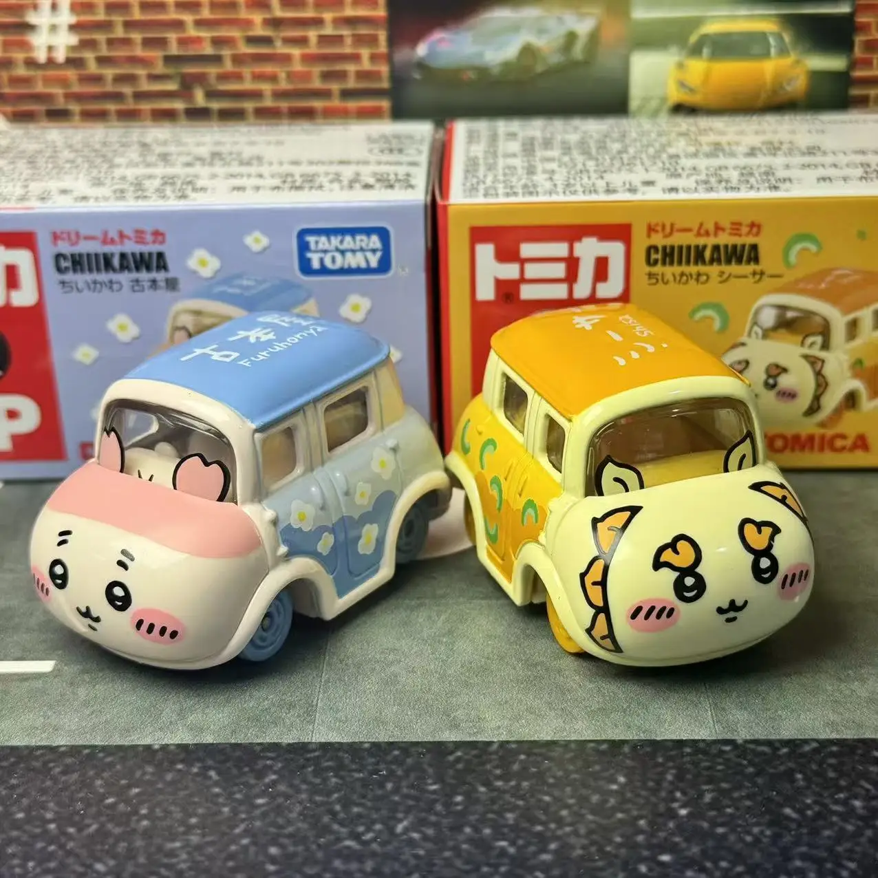 TAKARA TOMY Tomica Chiikawa Hachiware Usagi Alloy Toys Motorvoertuig Diecast Metal Model Cadeau voor kinderen