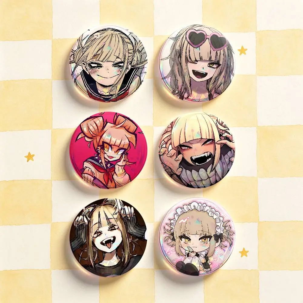 H-Himiko Toga HD Print Badges Pretty Round Display Brooches IP merchandise 32mm 58mm 75mm 44mm 25mm