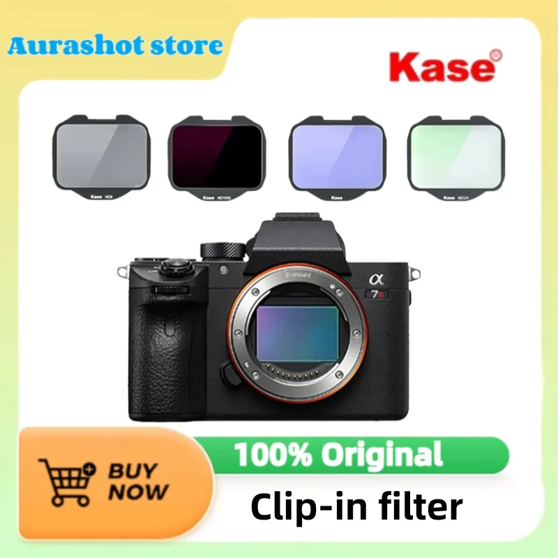 Kase Clip-in CMOS ND UV Neutral Night Black Mist Filter für Sony spiegellose Digitalkamera A7II A7III A7RIV A7R5