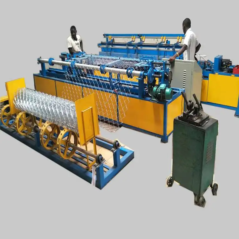 Easy Operation 380V Stainless Steel Wire 2M Automatic Chain Link Fence Machine Hot Sale Suppliers