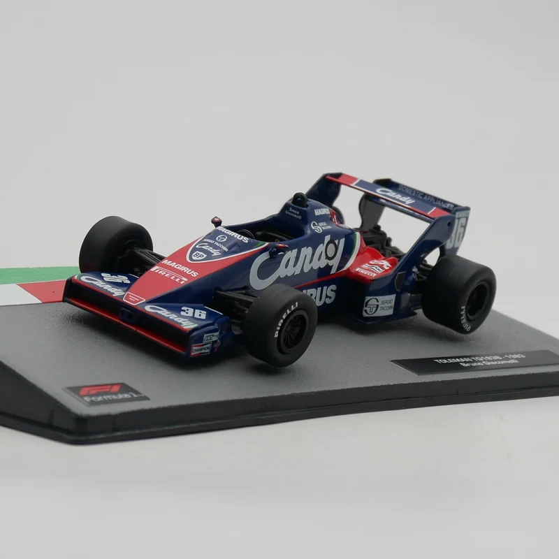 Ixo 1:43 TOLEMAN TG183B 1983 Bruno Giacomelli Diecast Car Model Collection Metal Toy Vehicle