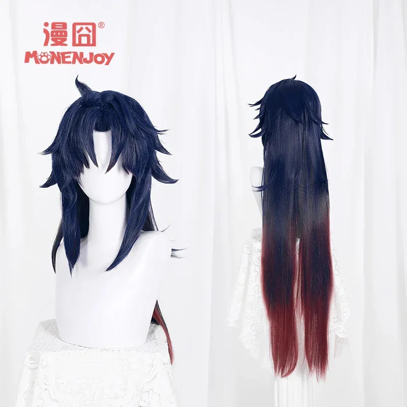 Fits Size Anime Expos Props Wigs Broken Star Dome Railway Blade Cosplay Wig Mulan Gradient Male Cos Dress Up Outfits