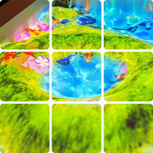 대화형 교육용 AR 마법 모래 해변 테이블 실내/실외 사용 바다 샌드박스 AR 모래 테이블