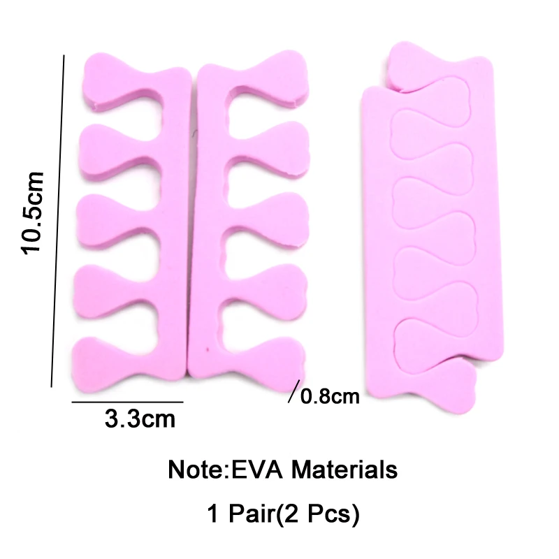 50 szt./opakowanie separatory palec u nogi narzędzie do zdobienia paznokci do paznokci pielęgnacja stóp gąbki separatory palców do paznokci luzem