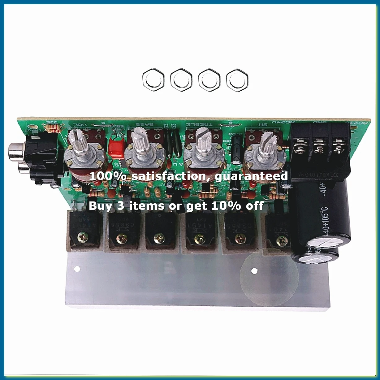 Audio Amplifier Board 2.1 Channel 240W High Power Subwoofer Amplifier Board AMP Dual AC18 - 24V Home Theater