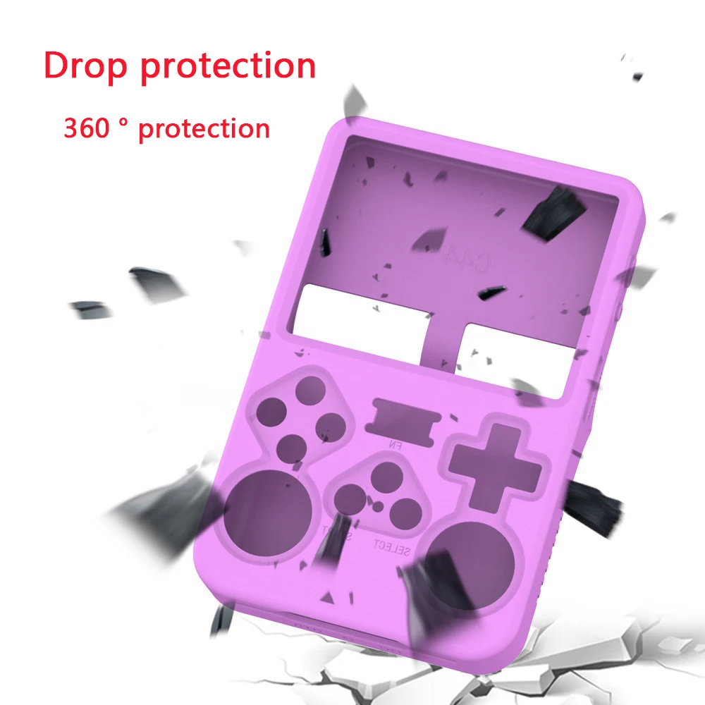 R36s Silikon Fall Anti-Scratch Lagerung Box Soft Shell Für R36S Handheld Spielkonsole Silikon Schutzhülle Mit Lanyard