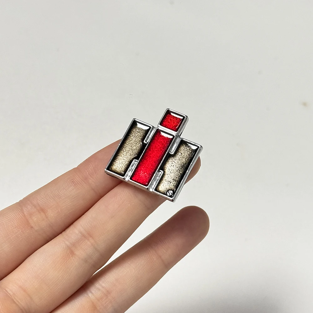 

INTERNATIONAL SMALL INTERIOR EMBLEMS Car Metal Badge SCOUT Pickup Truck Single