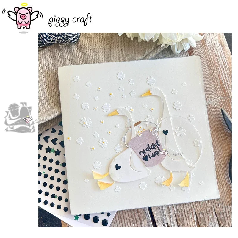 Piggy Craft metal cutting dies cut die mold Party hat goose bucket Scrapbook paper craft knife mould blade punch stencils dies