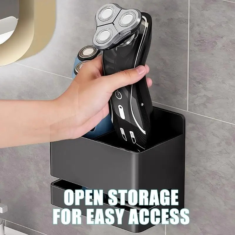 Toothbrush Holder Box Bathroom Razors Hair Comb Organizers Storage Rack Enduring 